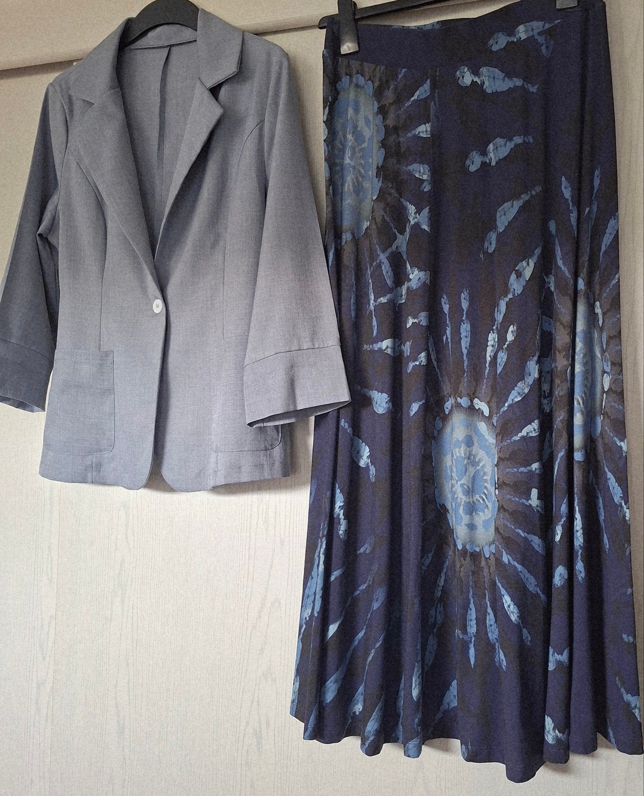 Mooie halve cirkel rok in donkerblauw, Ophalen of Verzenden, Nieuw, Blauw