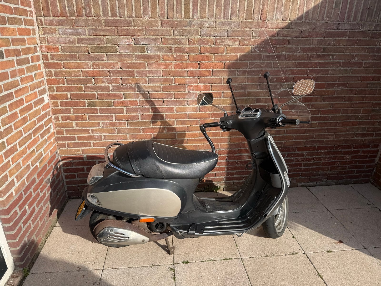 Vespa S Brom 2009, Fietsen en Brommers, Scooters | Vespa, Ophalen, Gebruikt, Maximaal 45 km/u, Vespa S