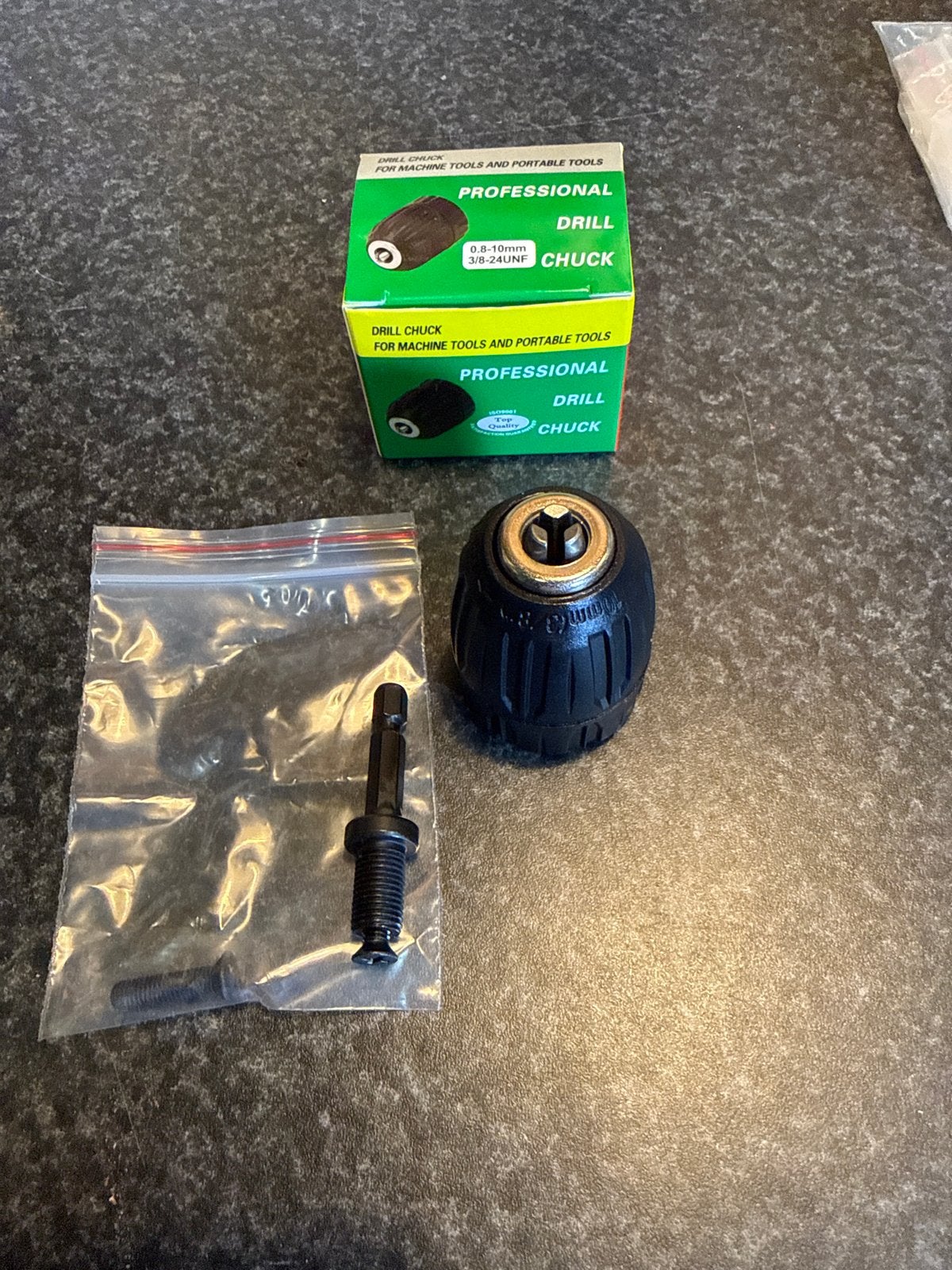 Nieuwe boorkop 0.8-10mm met adapter, Ophalen of Verzenden, Nieuw, Overige typen