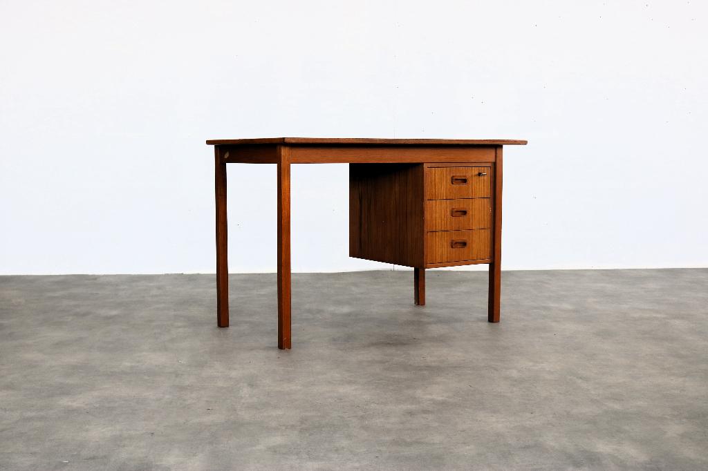 vintage bureau | jaren 60 | teak | Zweeds, Gebruikt, Ophalen of Verzenden, ., .