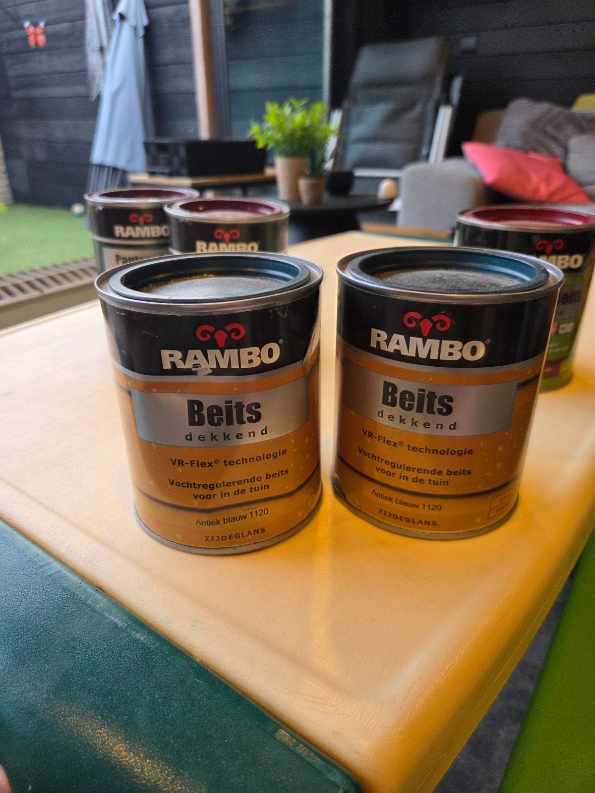 Rambo Beits en Lak - Diverse kleuren ., Ophalen, Nieuw, Beits, Minder dan 5 liter