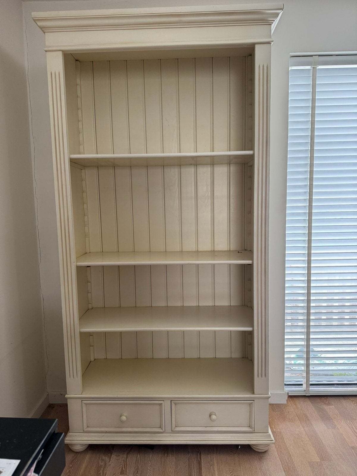Landelijke open kast, offwhite, Ophalen, Met plank(en), 100 tot 150 cm, 150 tot 200 cm