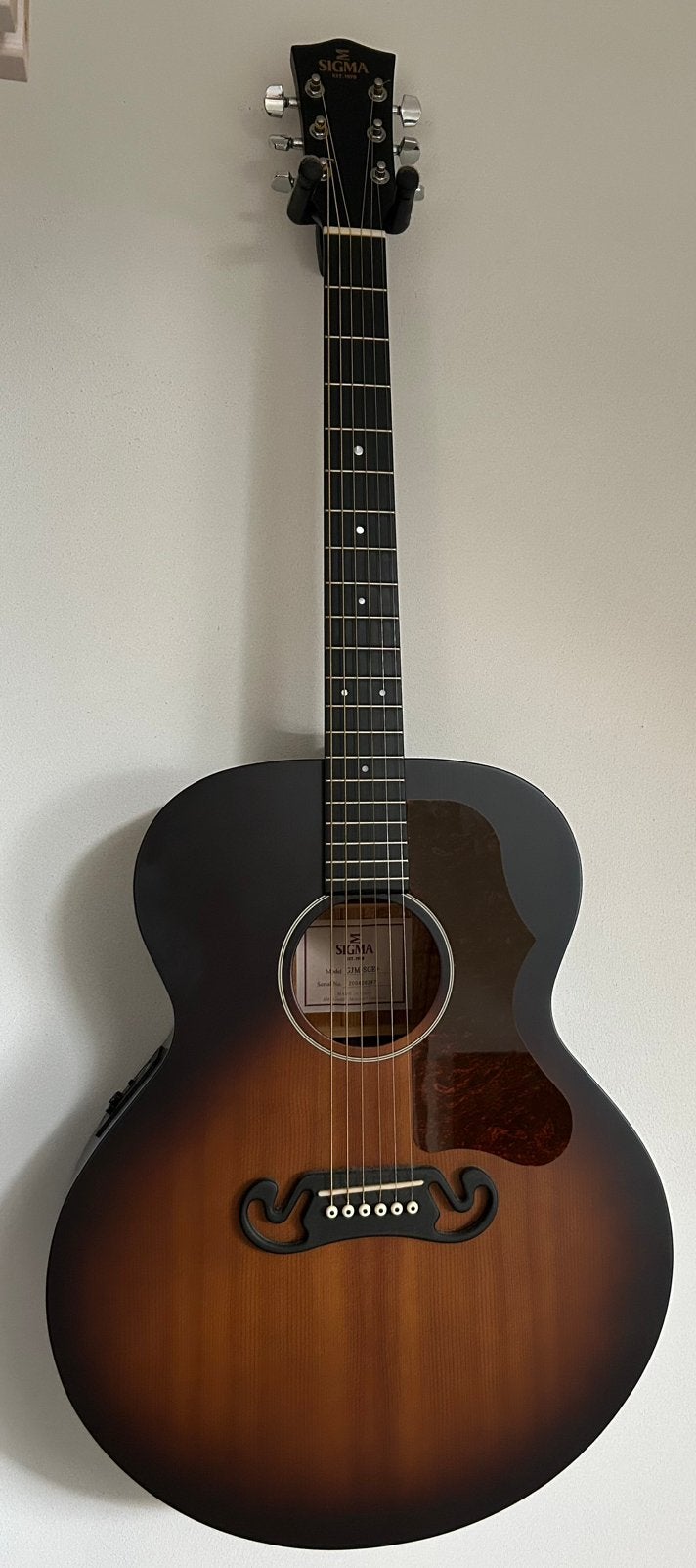Sigma elektrisch-akoestisch westerngitaar, Ophalen, Zo goed als nieuw, Western- of Steelstringgitaar