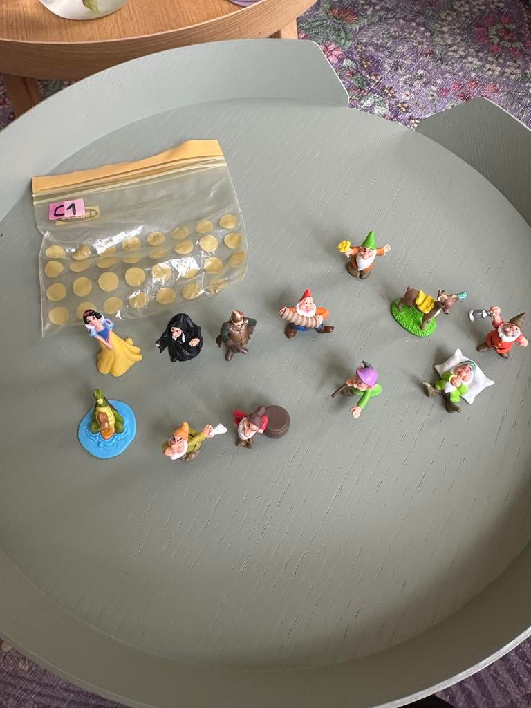 AH Minifiguren Sneeuwwitje en de Zeven Dwergen, Verzamelen, Ophalen of Verzenden
