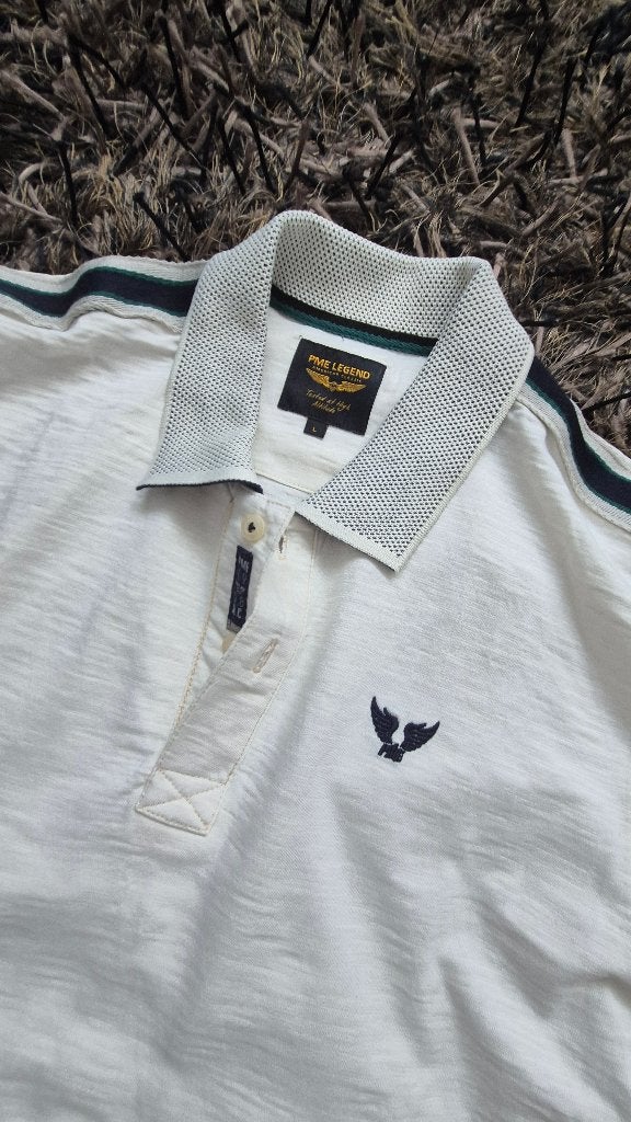 PME Polo shirt heren Mt. L (nieuw), Kleding | Heren, Polo's, Ophalen, Maat 52/54 (L), Beige, Nieuw