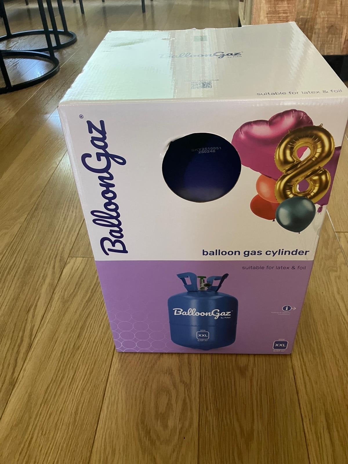 BallonGaz XXL Helium Tank voor 80 Ballonnen, Hobby en Vrije tijd, Feestartikelen, Ophalen, Nieuw, Feestartikel, Verjaardag