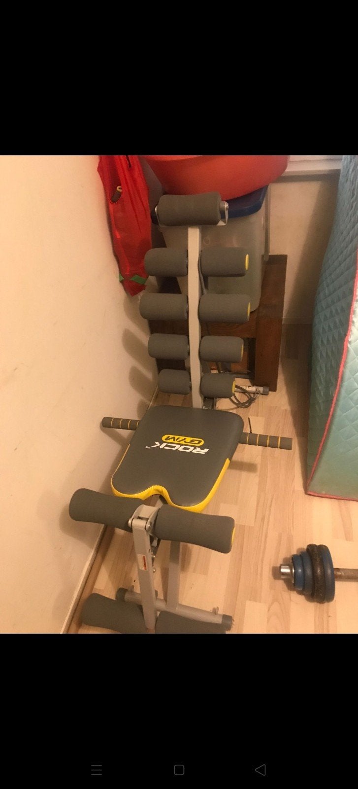 Rock Gym Fitnessbank - Buikspiertrainer, Ophalen, Gebruikt, Buik, Fitnessbank