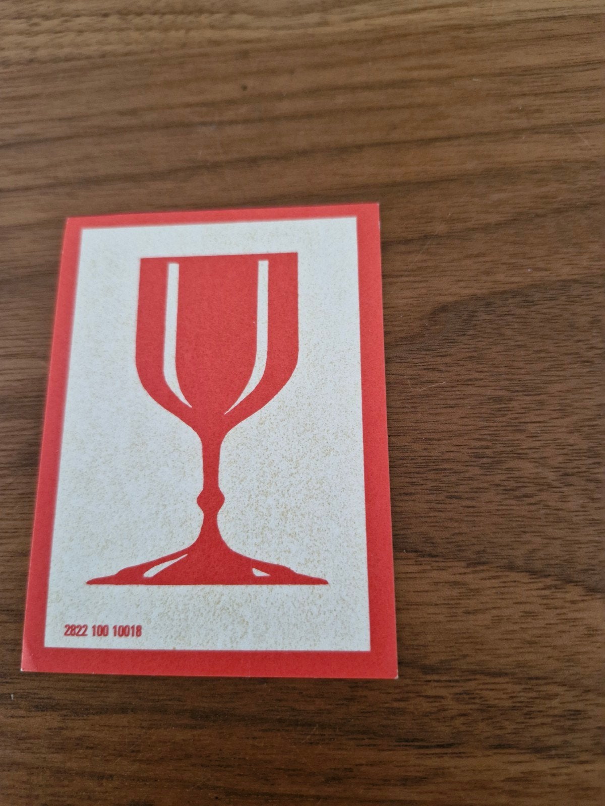 8531 Breekbaar sticker - Glaswerk symbool, Ophalen of Verzenden