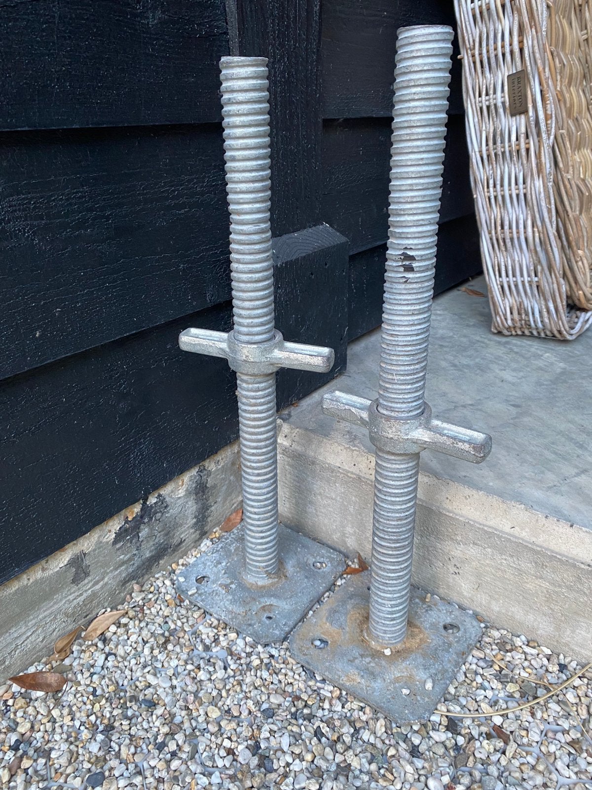 Steiger poten, Doe-het-zelf en Verbouw, Ophalen, Zo goed als nieuw