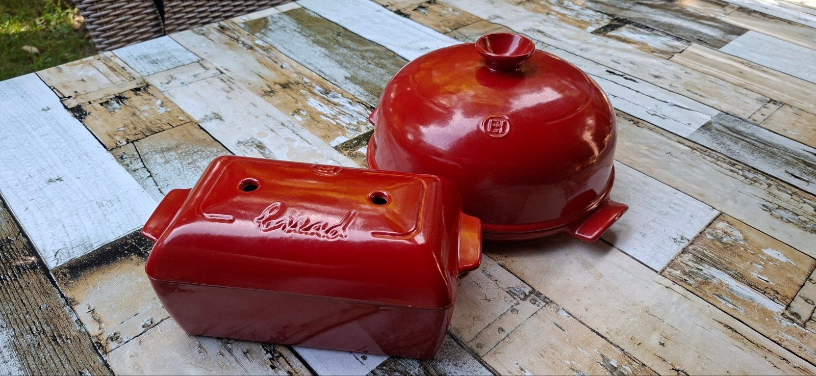 Emile Henry Keramische Broodbakvormen - Rood, Ophalen, Steen/keramiek, Rood, Overige merken