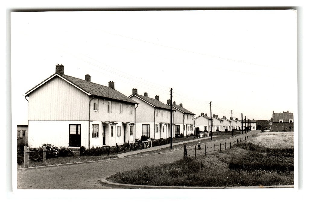 's-Gravendeel, Zweedsestraat - Fotokaart, Ophalen of Verzenden, 1940 tot 1960, Ongelopen, Zuid-Holland