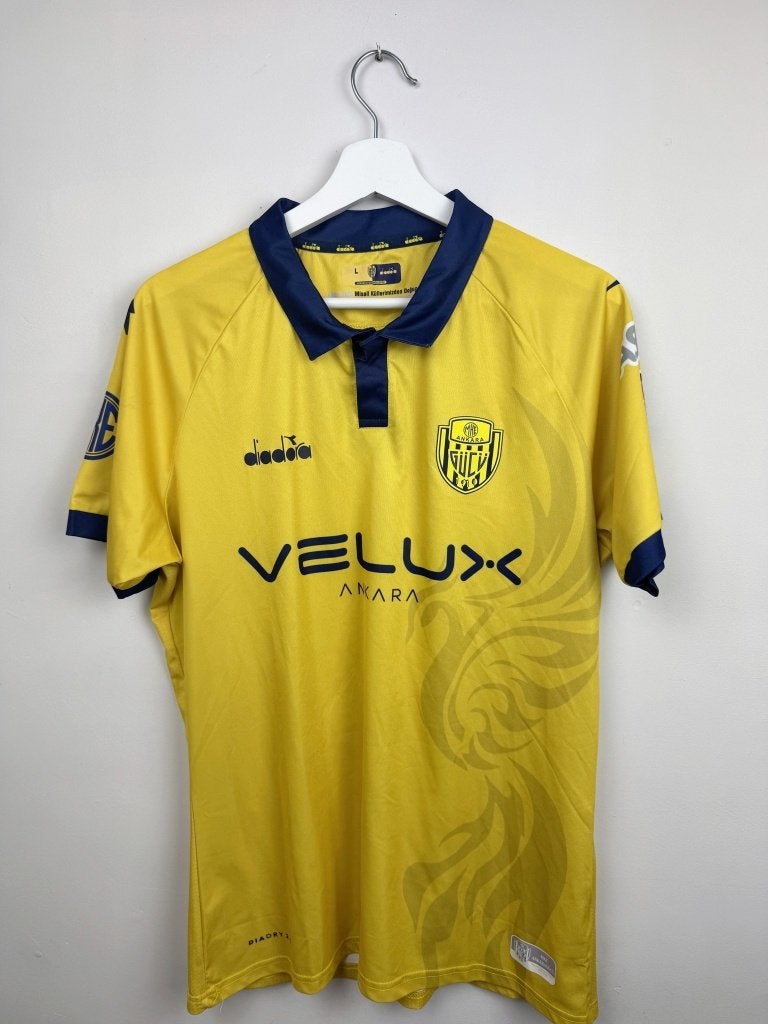 MKE Ankaragücü 2021-22 Third Shirt Geel Blauw L, Kleding | Heren, Ophalen, Maat 52/54 (L), Blauw, Zo goed als nieuw