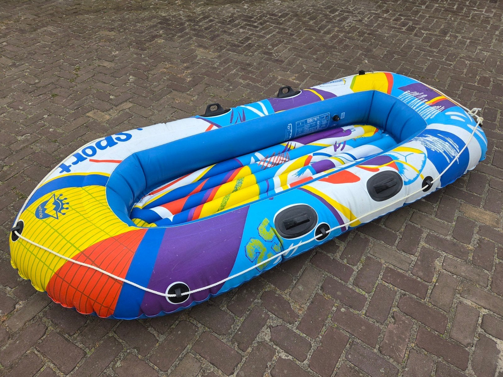 grote opblaasbare boot, Watersport en Boten, Ophalen of Verzenden, Gebruikt, Overige typen
