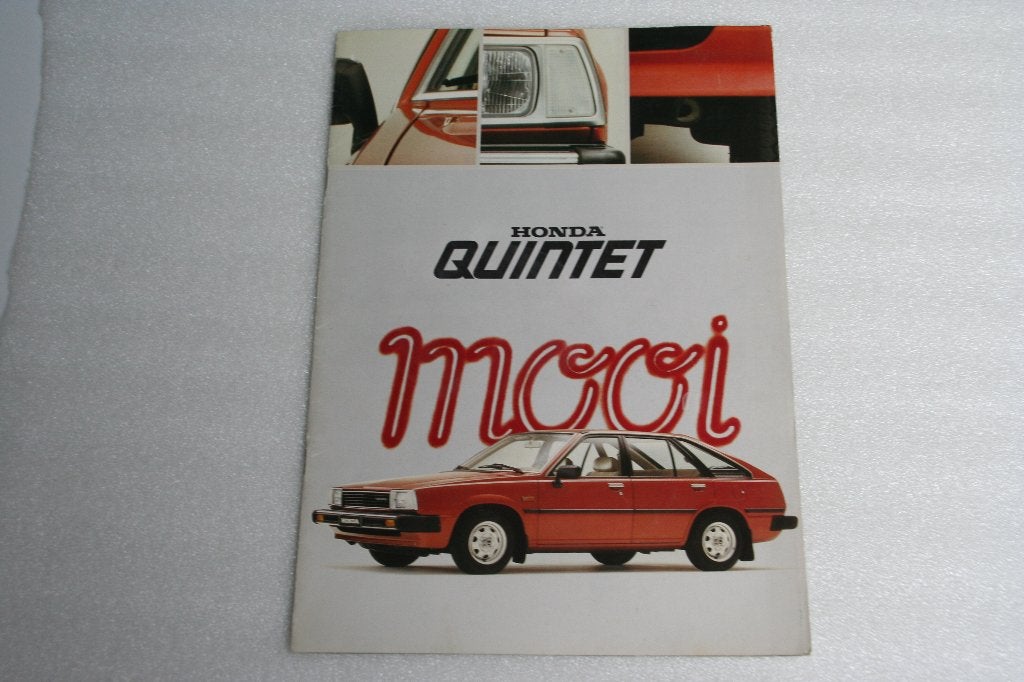 Folder Honda Quintet (11-1980) (37), Ophalen of Verzenden, Nieuw, Honda