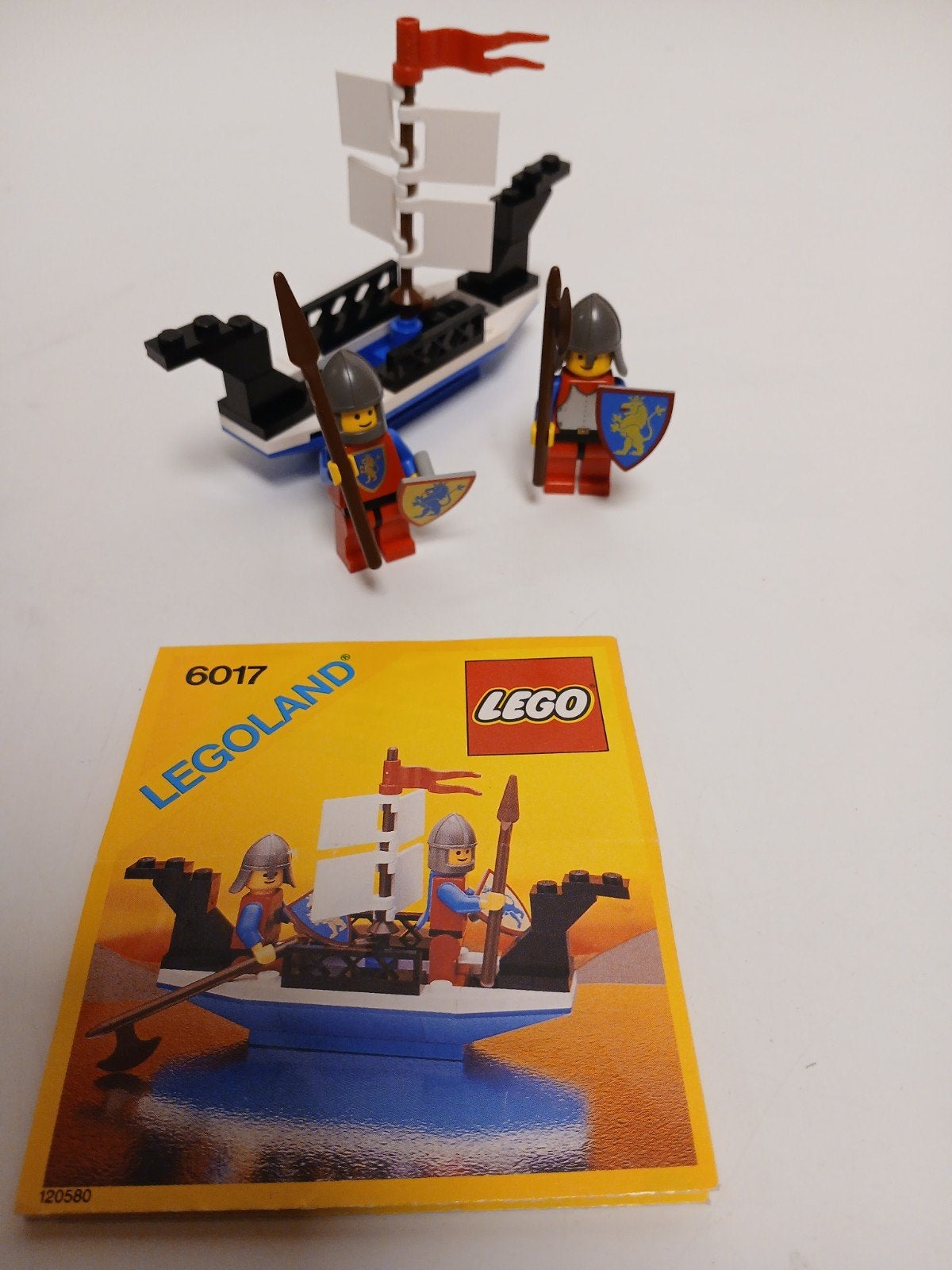 vintage lego 6017 ridderschip kings oarman, Ophalen of Verzenden