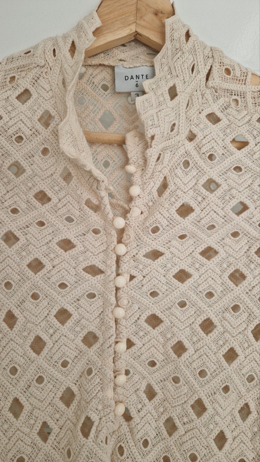 Dante6 truitje maat 3, Beige, Ophalen of Verzenden, Zo goed als nieuw, Maat 38/40 (M)