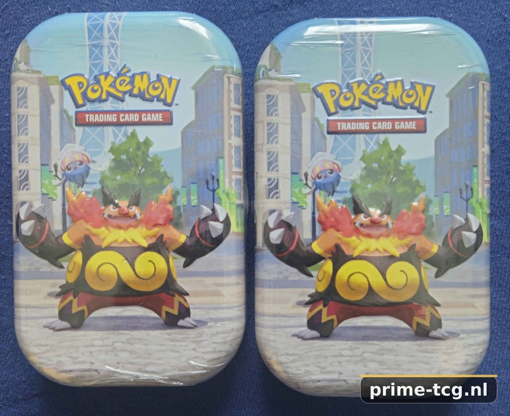 Pokémon Lumiose City – Emboar Mini Tin, Ophalen, Nieuw, Boosterbox, Foil