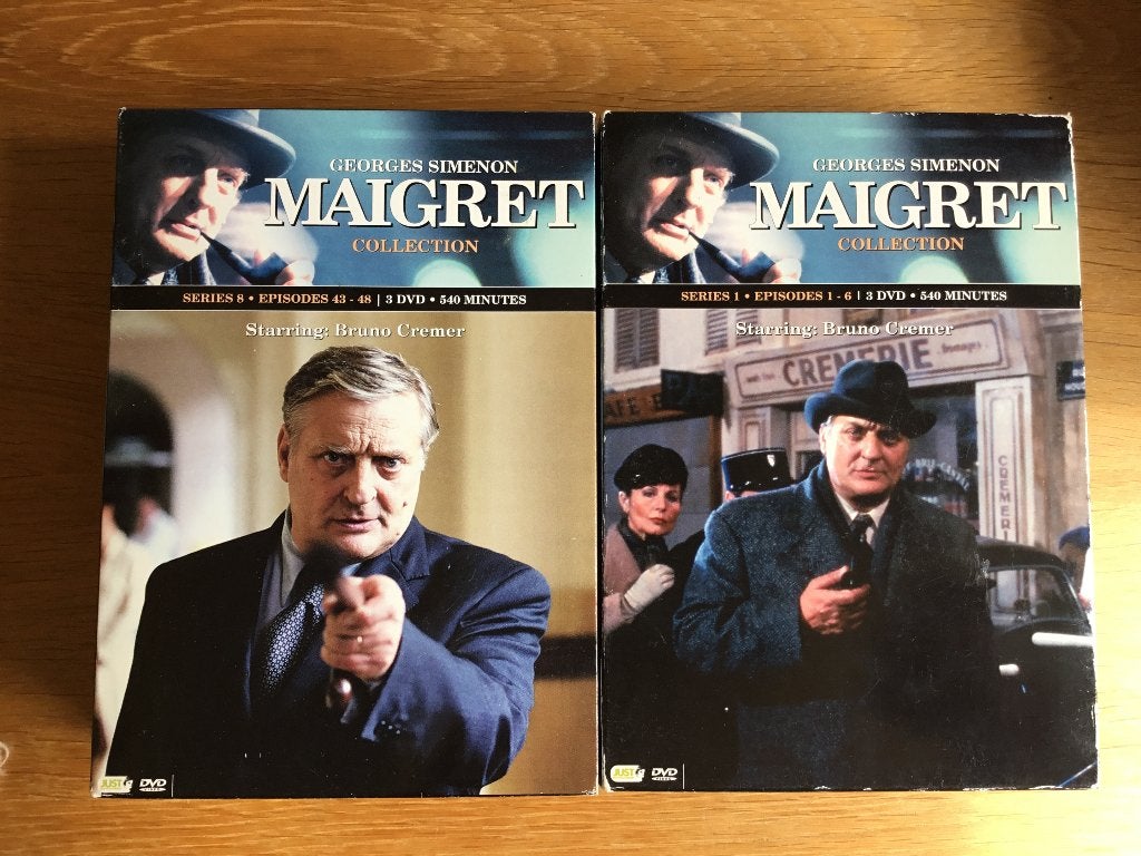 Maigret collection series 1 ep 1-6 + series 8 43-48 + 3 ep 1, Vanaf 12 jaar, Ophalen, Gebruikt