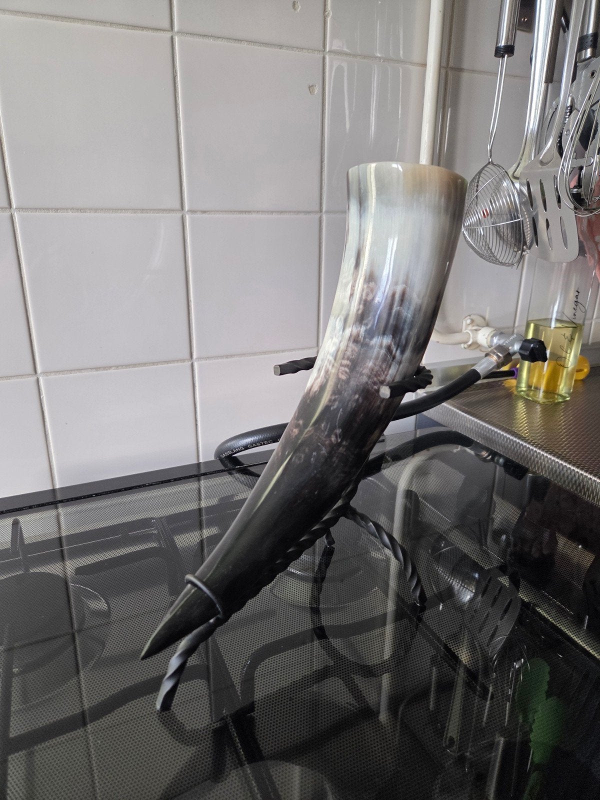 Te koop aangeboden Viking Drinkhoorn, Ophalen of Verzenden