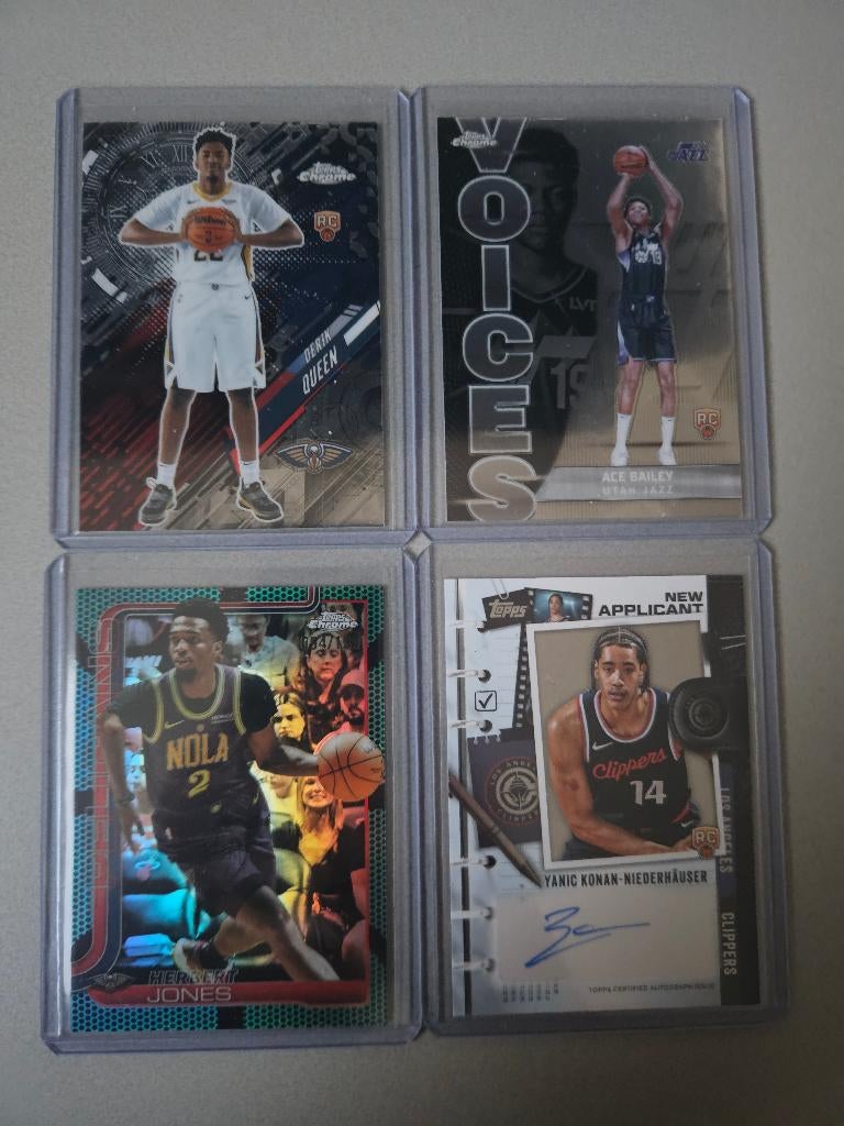 Yanic Konan Auto / Herbert Jones /199 - 2025-26 Topps Chrome, Verzamelen, Sportartikelen en Voetbal, Ophalen of Verzenden, Nieuw