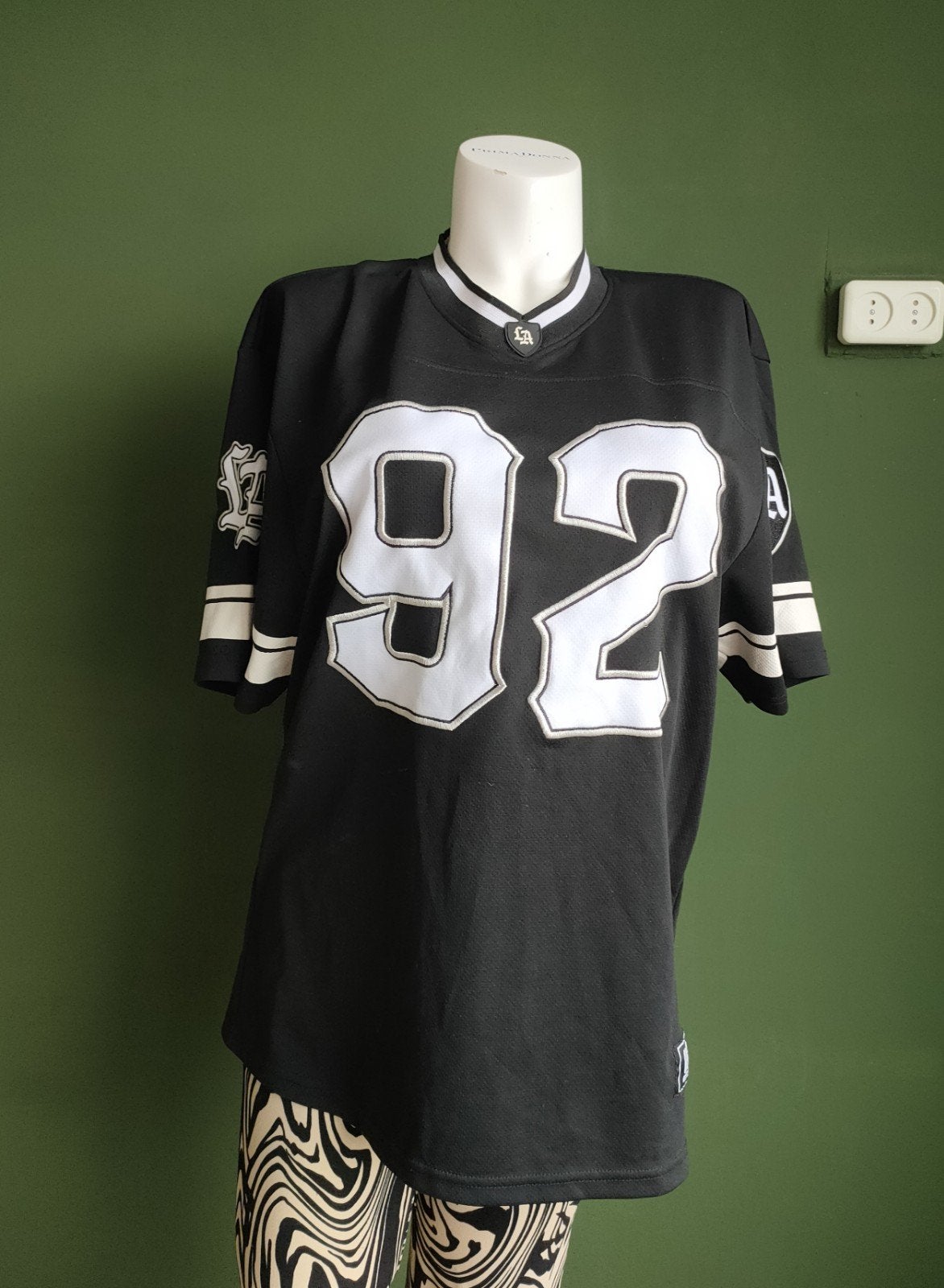 FSBN Los Angeles 92 T-shirt Zwart Maat M, Maat 38/40 (M), Zwart, FSBN, Ophalen of Verzenden