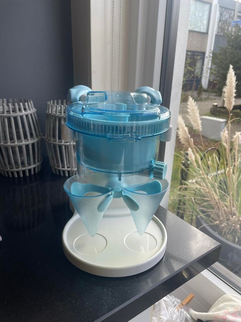 Emirio IJsschaafmachine met twee pompjes, Witgoed en Apparatuur, IJsmachines, Gebruikt, Koelelement, Ophalen of Verzenden