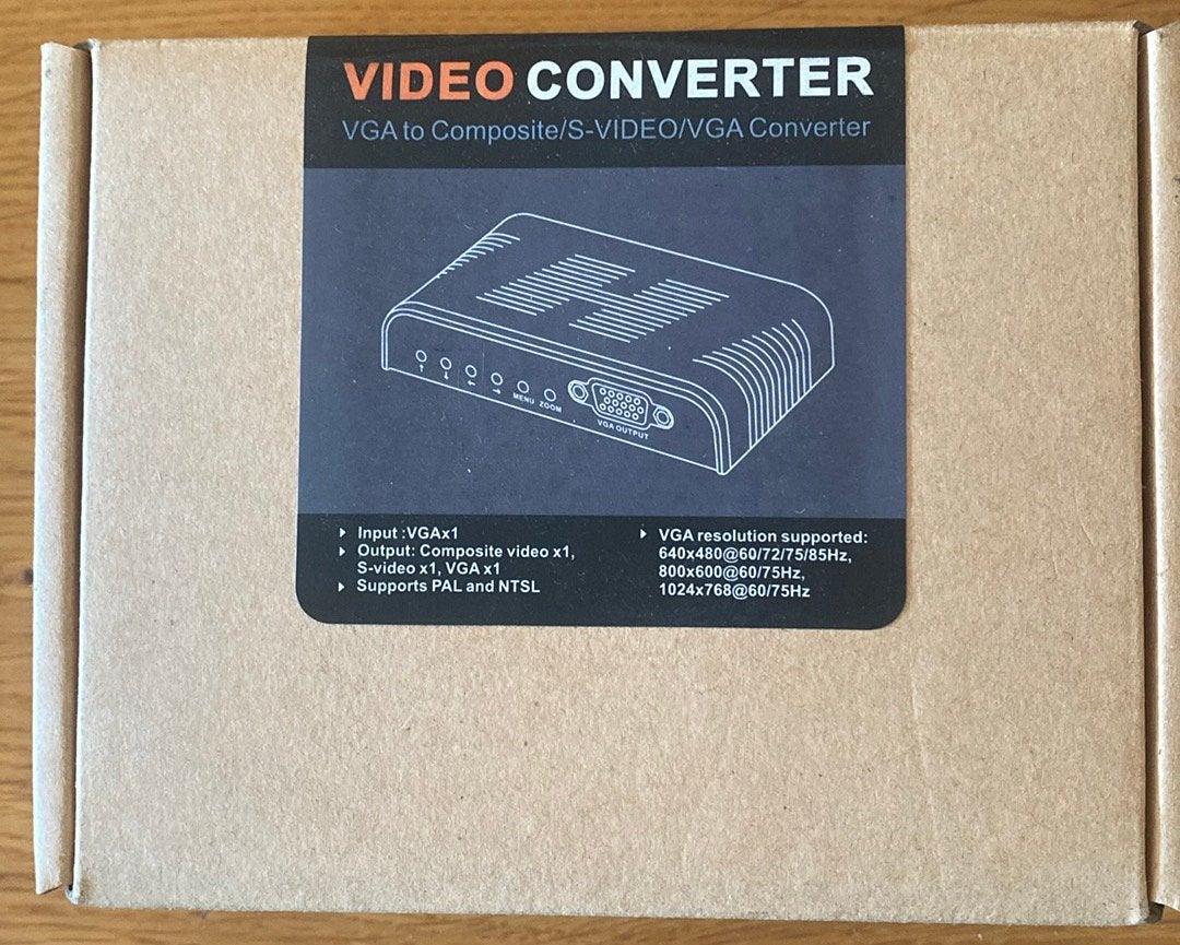 Video converter input VGA, Ophalen of Verzenden, Nieuw