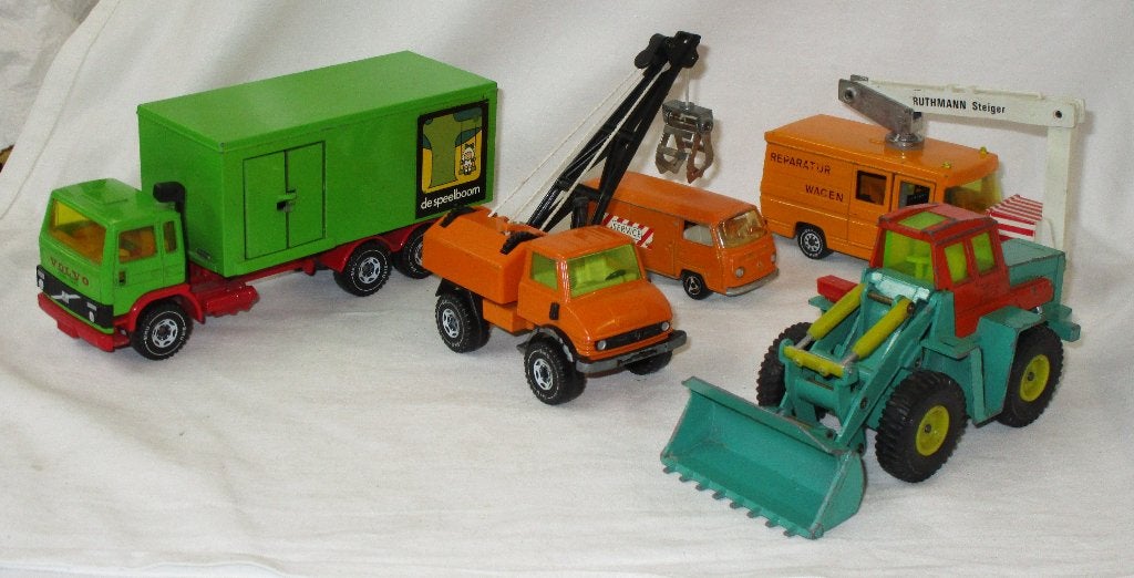 5 stuks Siku auto, Ophalen of Verzenden, Gebruikt, Bus of Vrachtwagen, SIKU
