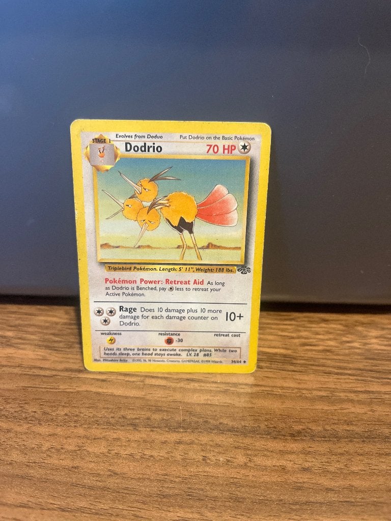 Dodrio Pokémon kaart - Jungle set, Ophalen, Gebruikt, Losse kaart