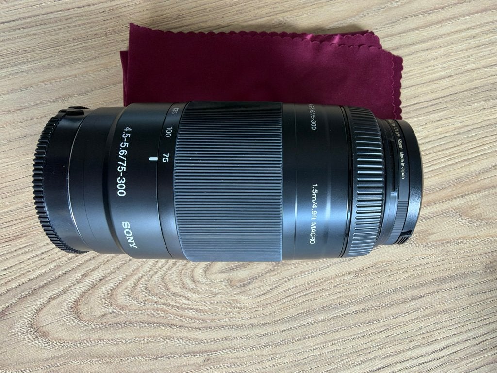 Sony SAL 75-300 mm f/4.5-5.6 telelens, Ophalen, Sony, Telelens, Zo goed als nieuw