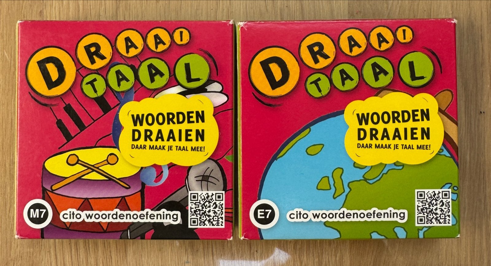 DraaiTaal Woordenoefening M7 & E7 - Cito Woorden Draaien, Ophalen of Verzenden, Zo goed als nieuw