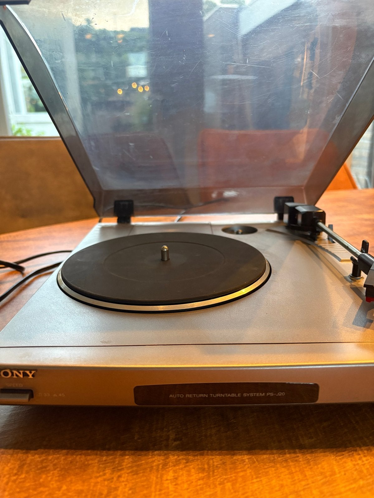 Sony PS-J20 Automatische Platenspeler, Audio, Tv en Foto, Gebruikt, Automatisch, Ophalen of Verzenden, Platenspeler