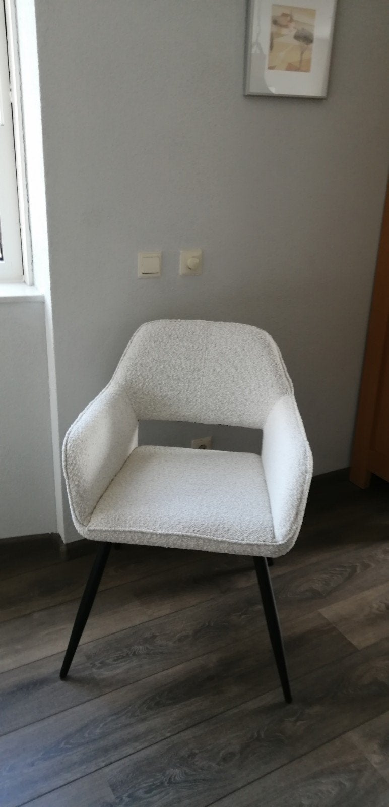 Als nieuw , mooi bijzet fauteuiltje, Huis en Inrichting, Ophalen, Zo goed als nieuw, Stof, Minder dan 50 cm