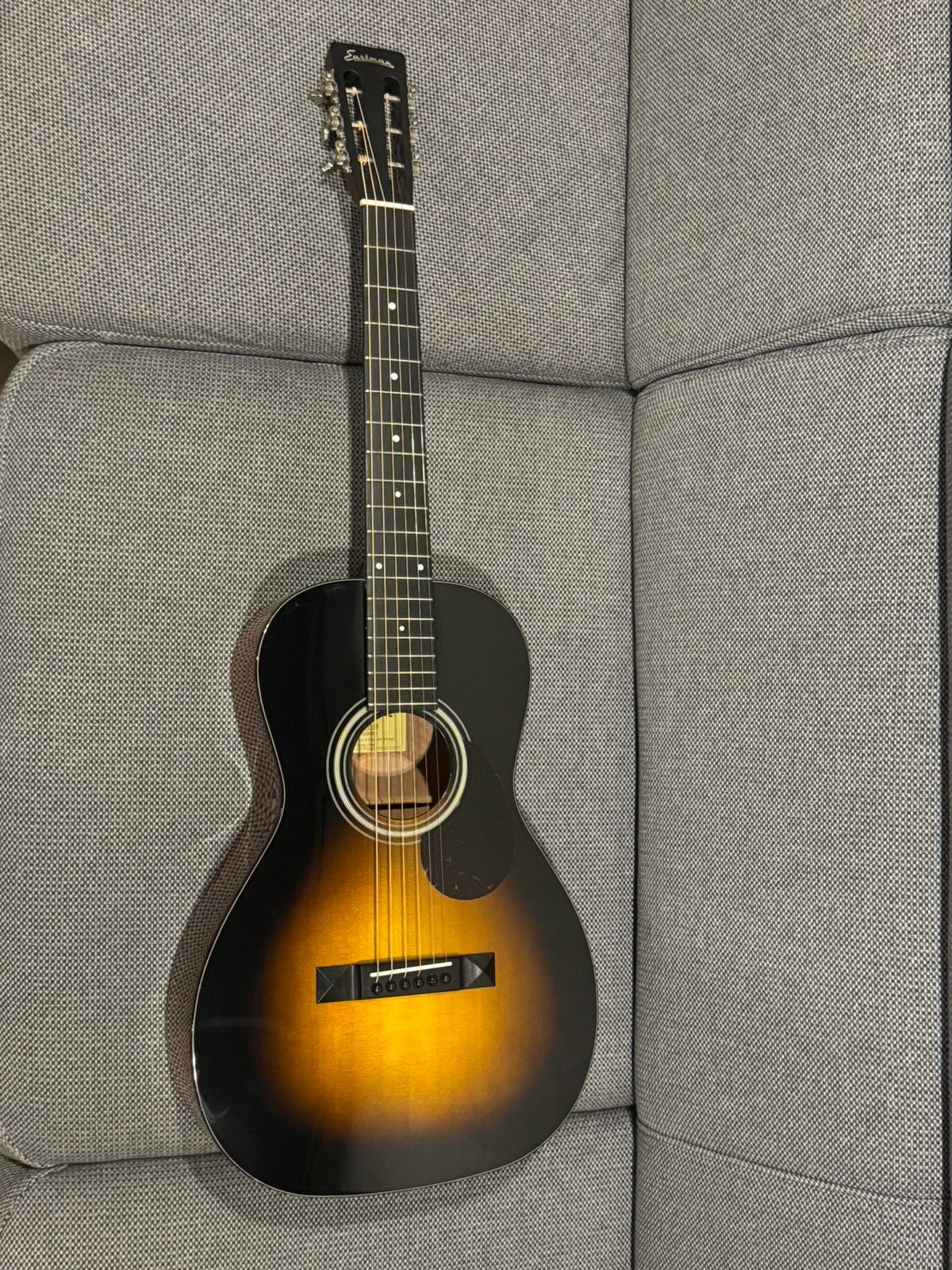 Eastman E10P Parlor - K&K Pure mini, Ophalen, Zo goed als nieuw, Western- of Steelstringgitaar