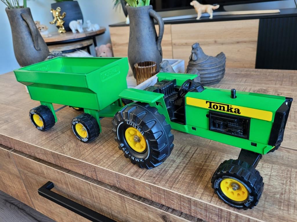 Tonka trekker met aanhanger, Overige merken, Tonka, Nieuw, Ophalen of Verzenden