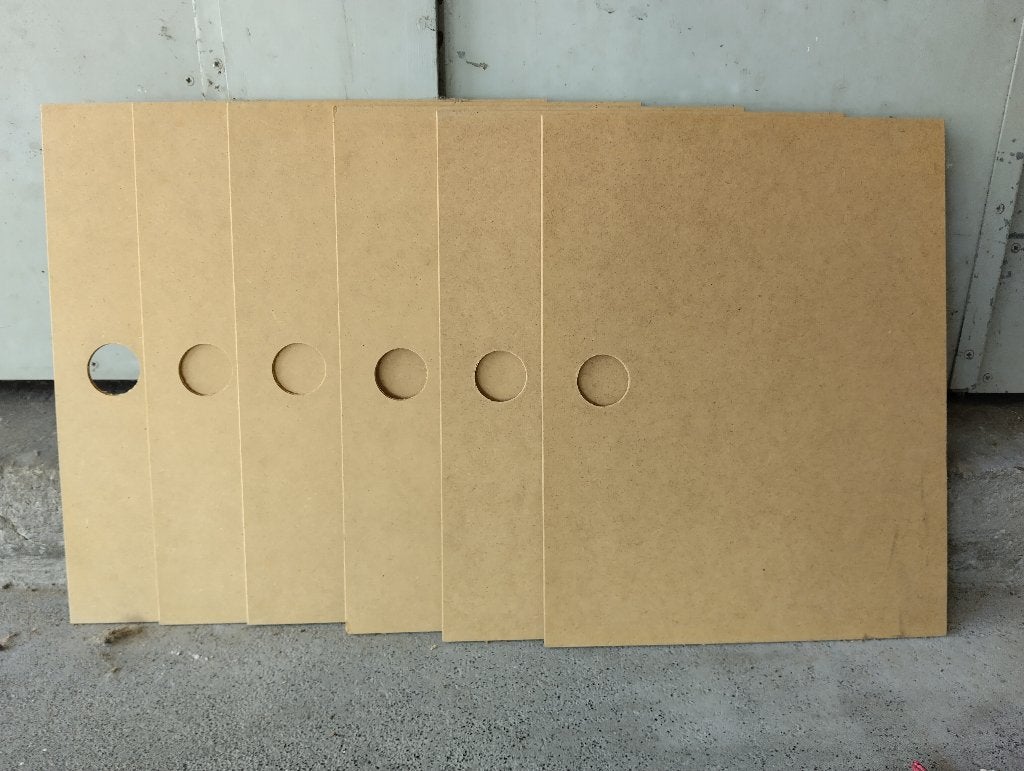 mdf deurtjes KEWLOX voor kast 60cm breed, 37cm hoog, Ophalen