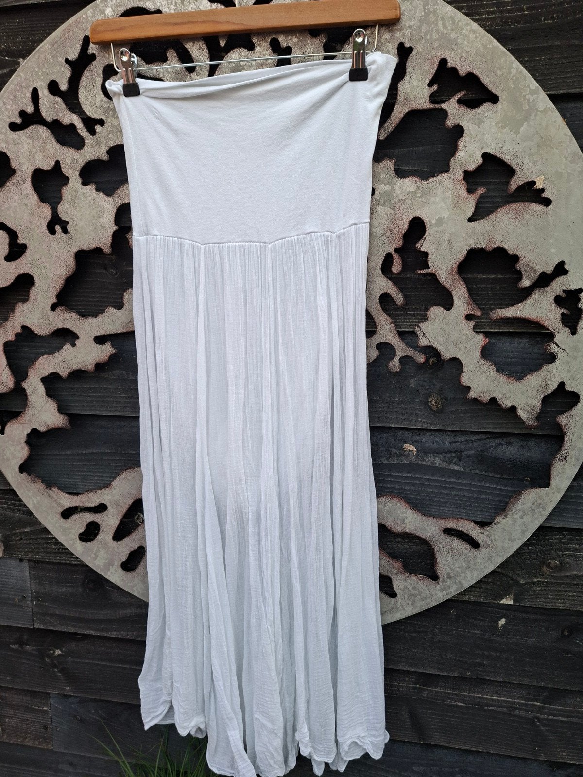 Witte lange rok universele maat, Kleding | Dames, Rokken, Maat 38/40 (M), Wit, Ophalen of Verzenden, Zo goed als nieuw