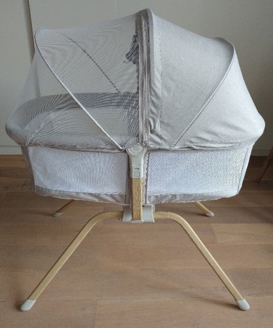 Lionelo Malin Evo Wieg/Reisbedje - Beige, Verzenden, Zo goed als nieuw, Wieg