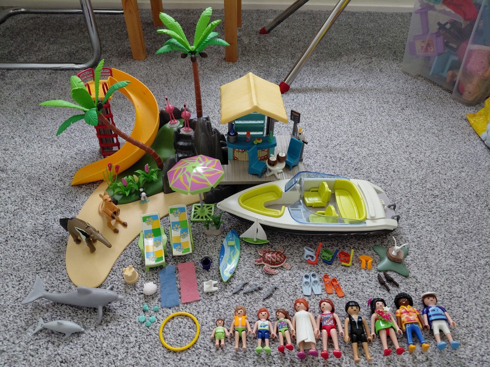 Playmobil eiland met bar  family fun + extra onderdelen, Kinderen en Baby's, Speelgoed | Playmobil, Complete set, Overige typen
