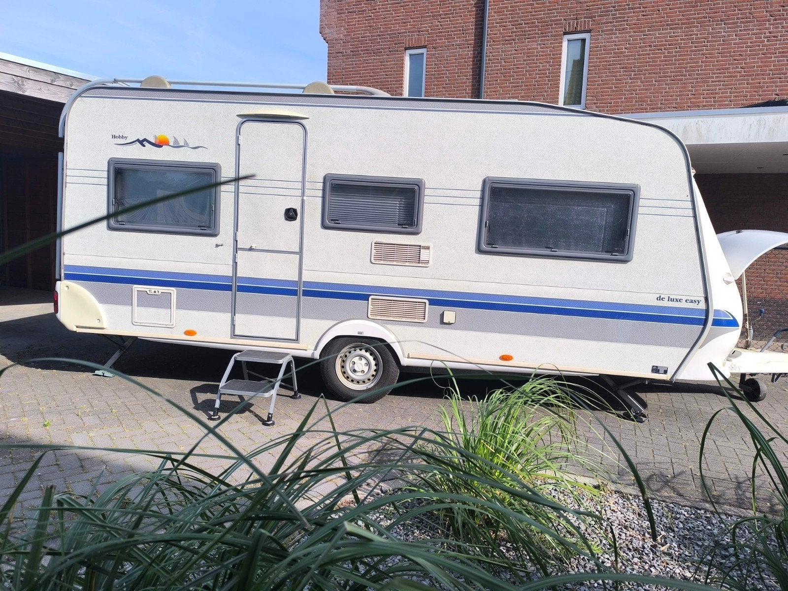 Hobby 495 UK bouwjaar 2004., Caravans en Kamperen, Caravans, Rondzit, Hobby, Ringverwarming, Particulier