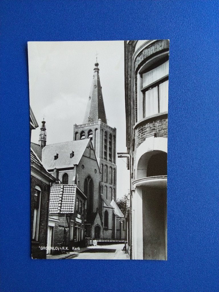 Groenlo, R.K. kerk. Klf, Verzenden, 1940 tot 1960, Ongelopen, Gelderland
