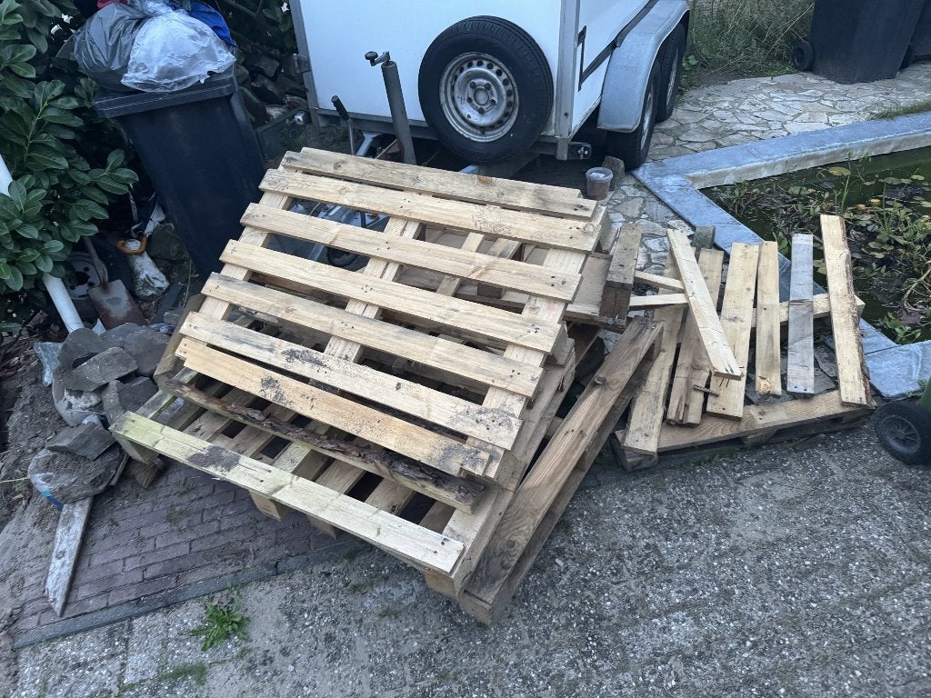 Gratis hout, Gebruikt, 25 tot 50 mm, Ophalen of Verzenden, Pallet