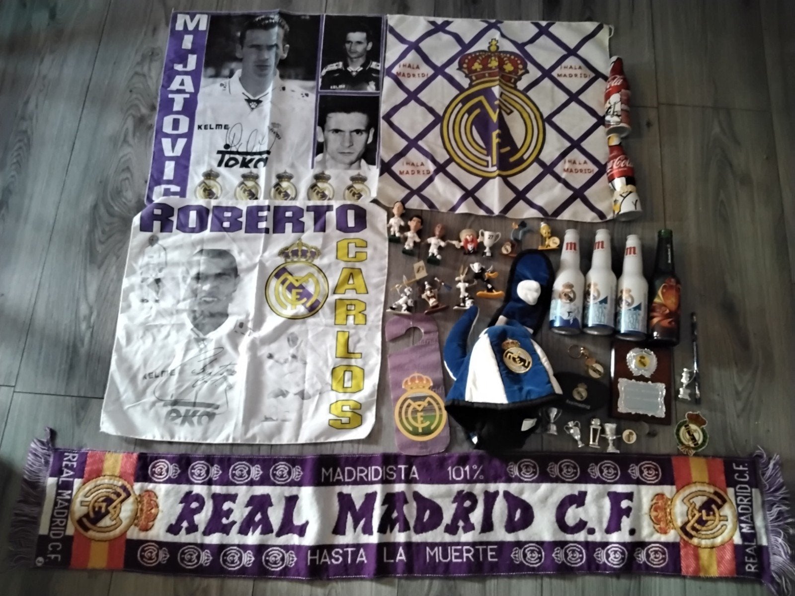 verzameling real Madrid spullen, Ophalen of Verzenden, Zo goed als nieuw, Buitenlandse clubs