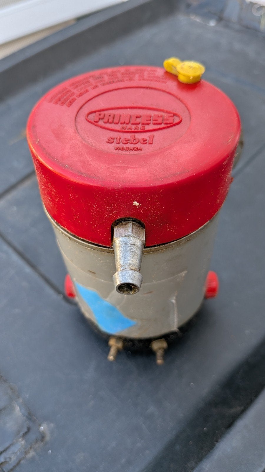 Luchthoorn krachtige compressor 12v Stebel, Ophalen of Verzenden, Gebruikt