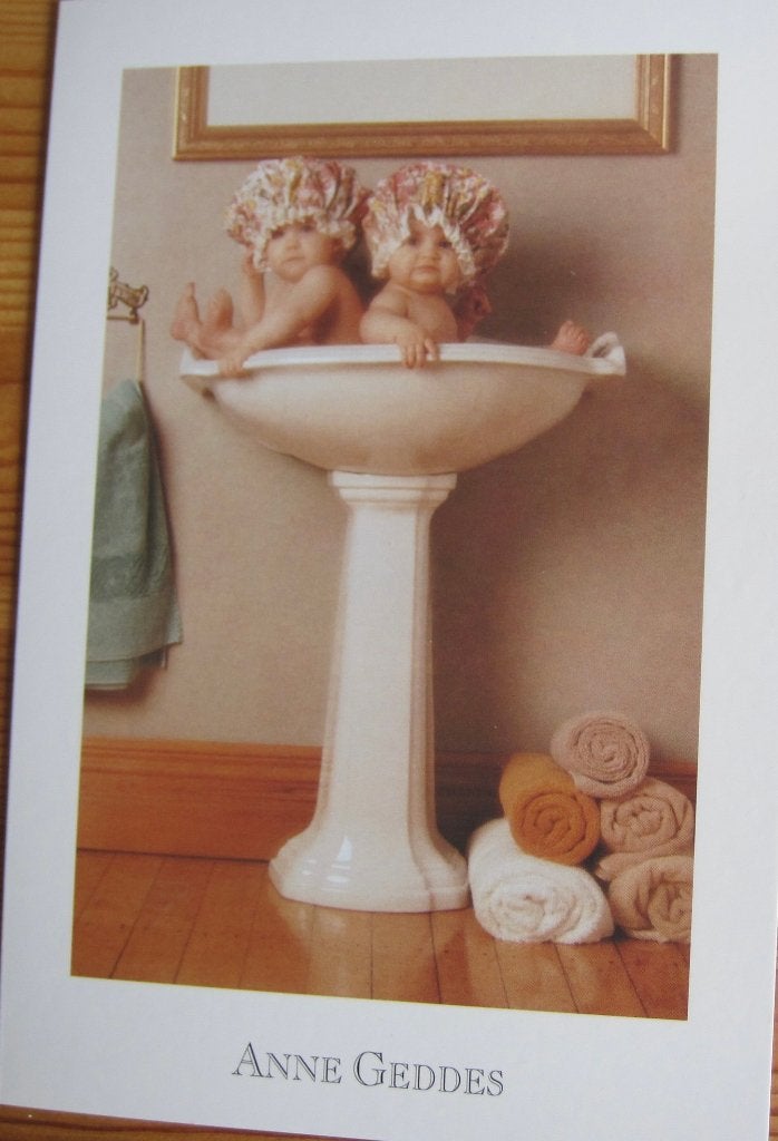 Anne Geddes - AGC013 - kindjes in wastafel - 2003 - nieuw, Verzenden, 1980 tot heden, Ongelopen, Kinderen