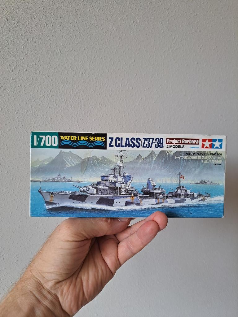 German destroyer Z Class Z37-39 bouwdoos 1:700 Tamiya, Hobby en Vrije tijd, Modelbouw | Boten en Schepen, Ophalen of Verzenden