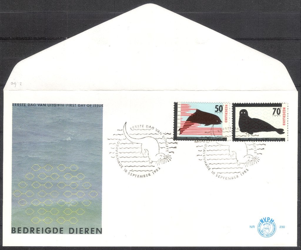 E230 - bedreigde dieren - bruinvis / zeehond, Verzenden, Onbeschreven, Nederland