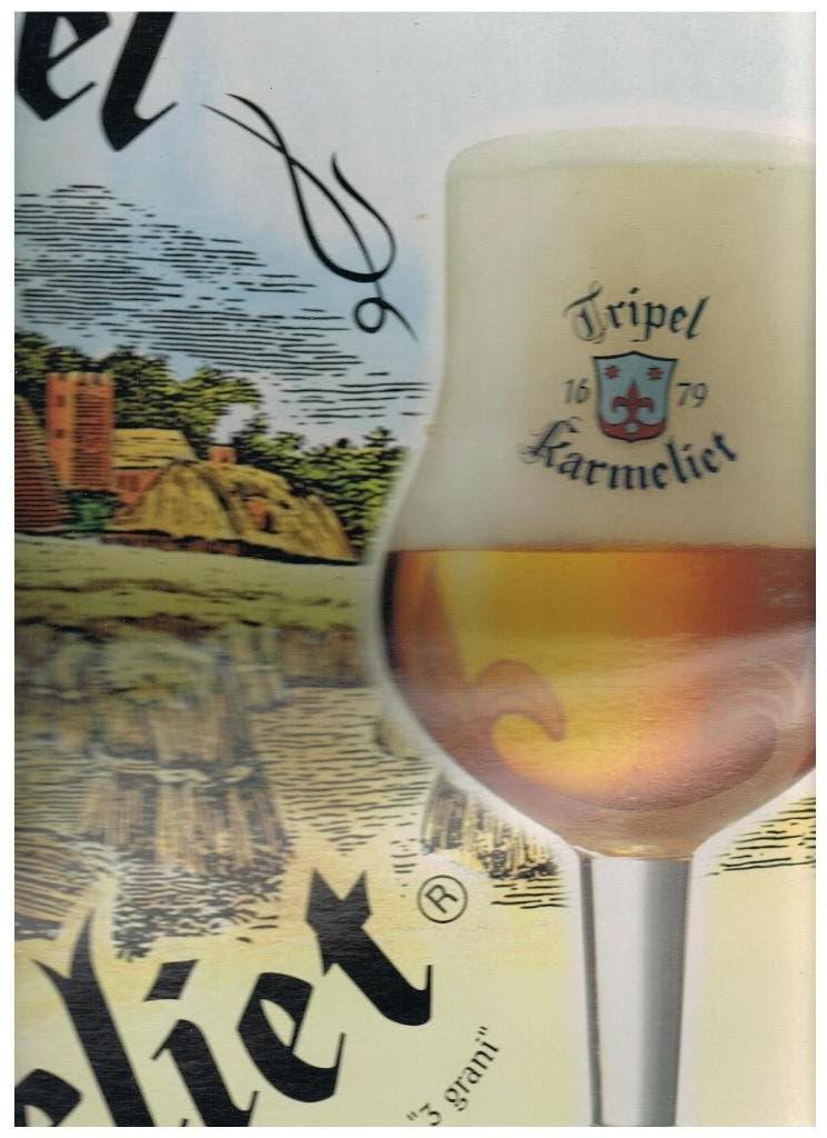 KARMELIET RECLAME BORD, Verzamelen, Biermerken, Verzenden, Nieuw, Reclamebord, Plaat of Schild, Overige merken