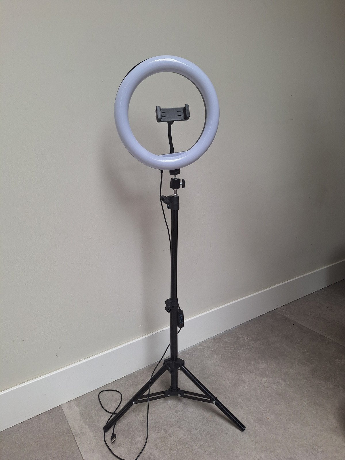 Statief en telefoonhouder, Audio, Tv en Foto, Fotografie | Fotostudio en Toebehoren, Ophalen of Verzenden, Zo goed als nieuw, Verstelbaar
