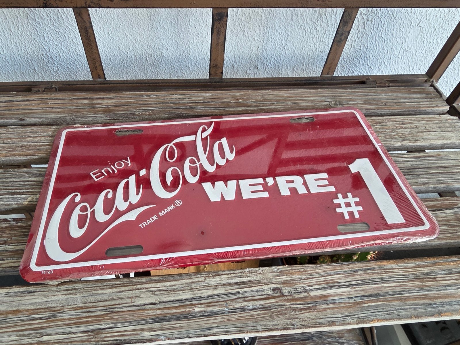 Coca-Cola 'We're #1' kentekenplaat - Nieuw in Verpakking, Ophalen, Nieuw, Overige typen